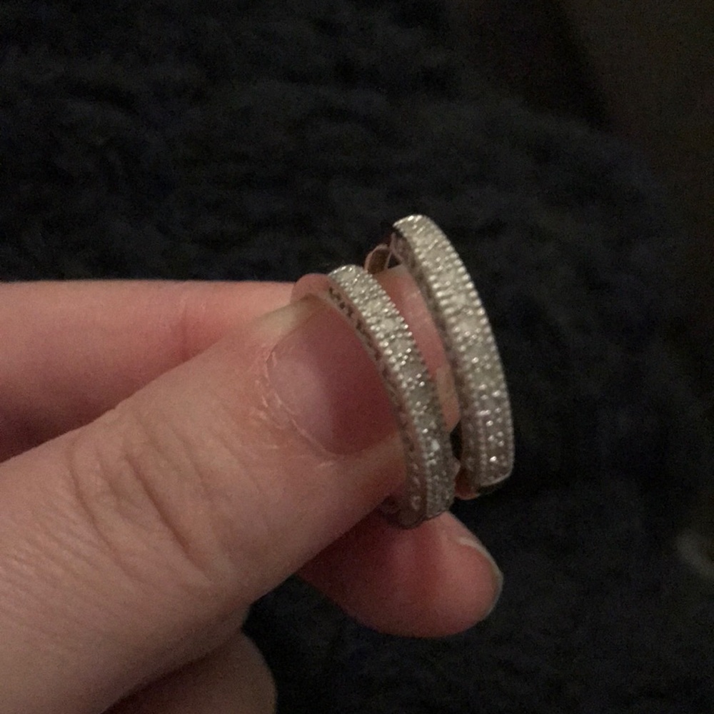 SET OF 5 GENUINE DIAMOND RINGS!! - Picture 4 of 9